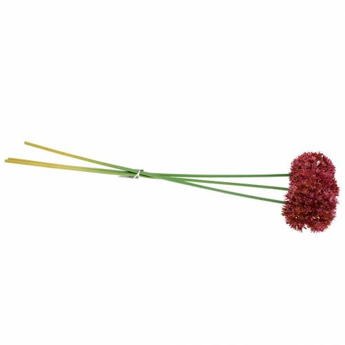 Floristik24 Prydløk Allium kunstlilla Ø9cm H70cm 3stk