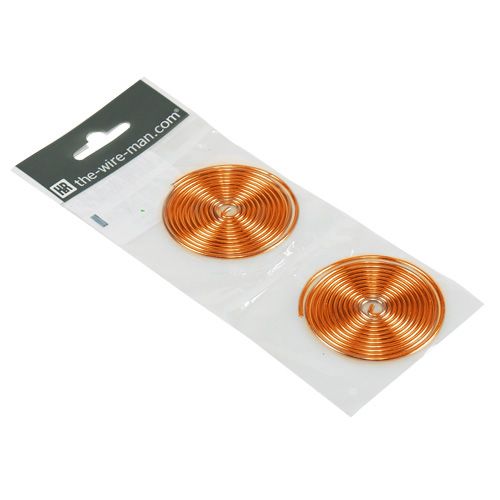 Floristik24 Aluminium wire orm Metal orm Orange 2mm 120cm 2stk