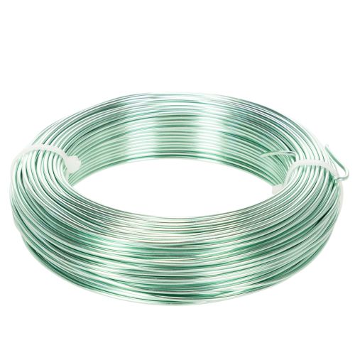 Aluminiumstråd 2 mm dekorativ tråd hobbytråd 60 m 500 g