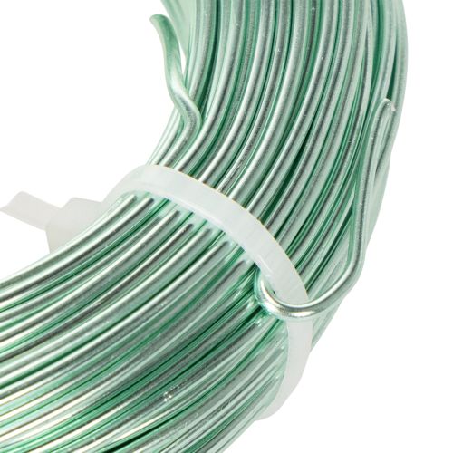 Aluminiumstråd 2 mm dekorativ tråd hobbytråd 60 m 500 g | Floristik24.no