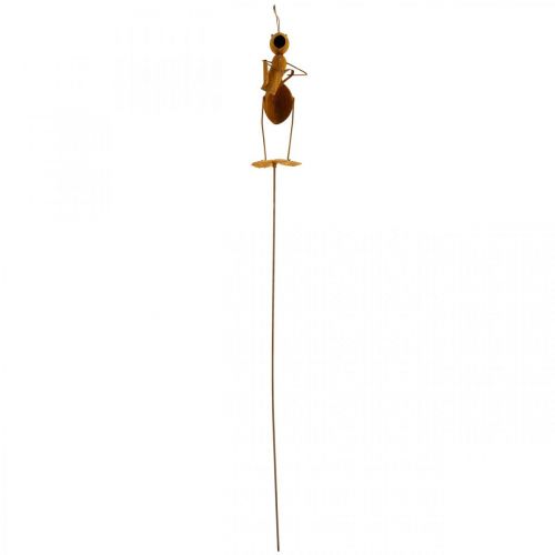 Floristik24 Dekorativ pluggmyr, sengedekorasjon, maur med vannkanne, blomsterplugg patina