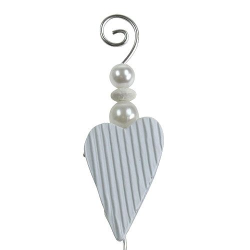 Floristik24 Merker med hjerte 12cm 16 stk