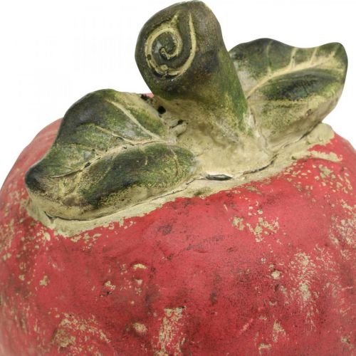 Dekorativt eple, høst, borddekorasjon, betong H17cm Ø15cm