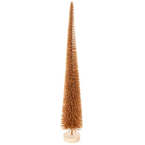 Kunstig juletrepynt, slank, med trebase, 40 cm, 3 stk.