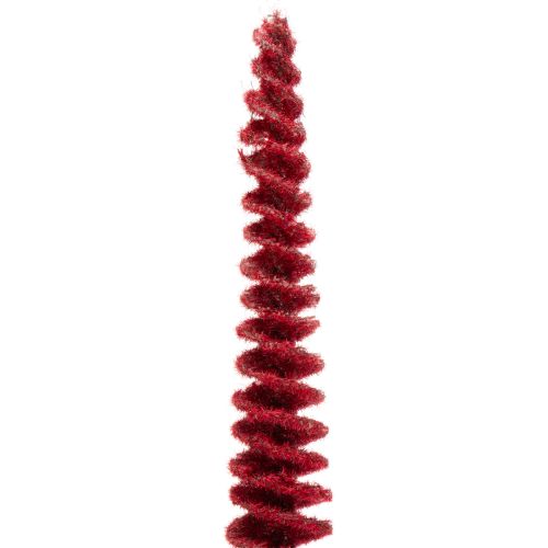 Moderne, slankt, dekorativt juletre på en trebase, 80 cm | Floristik24.no