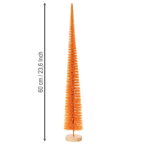 Kunstig juletrepynt på en trebase, 60 cm | Floristik24.no