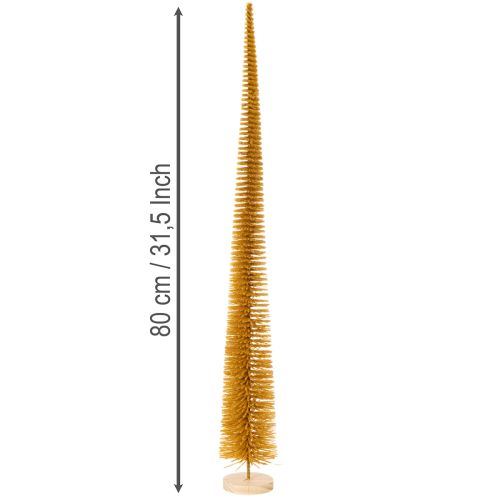 Dekorativt slankt juletre, høy juletrepynt, 80 cm | Floristik24.no