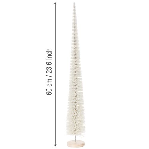 Kunstig dekorativt juletre, juletre til bord, 60 cm | Floristik24.no