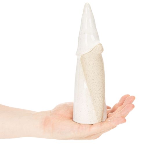 Dekorativ gnomfigur for stående, julepynt, keramikk, 22 cm | Floristik24.no