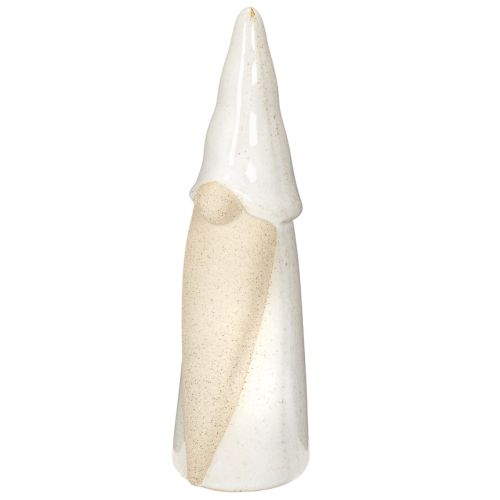 Dekorativ gnomfigur for stående, julepynt, keramikk, 22 cm | Floristik24.no