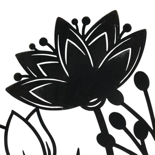 Floristik24 Stativ blomstereng vårdekor metall 23cm H20,5cm