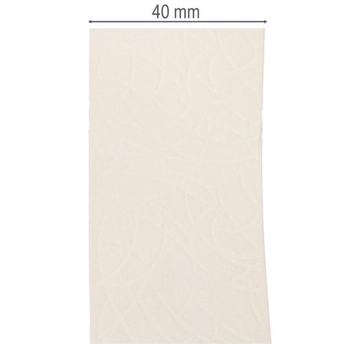 Dekorativt fløyelsbånd, bredt, til gaver og håndverk, 40 mm x 20 m | Floristik24.no