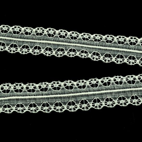 Floristik24 Blondebånd vintage krem 20mm 20m