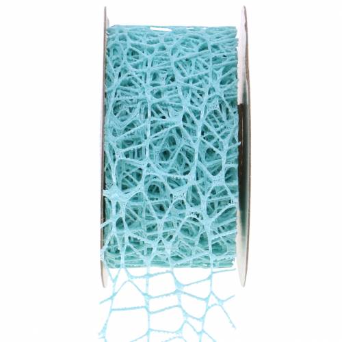 gjenstander Dekorbånd mesh-bånd lyseblå Tiffany 40mm 10m