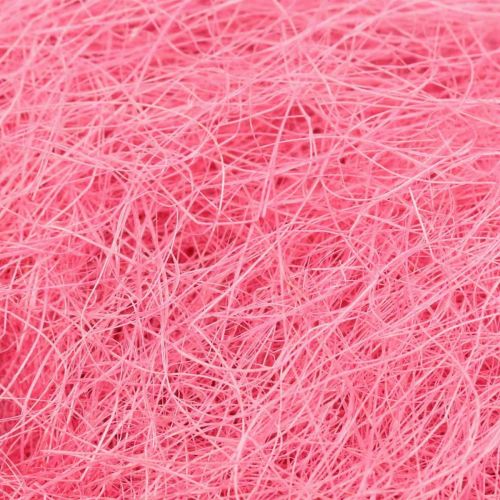 Floristik24 Håndverksmateriale, sisalgress, naturmateriale rosa 300g