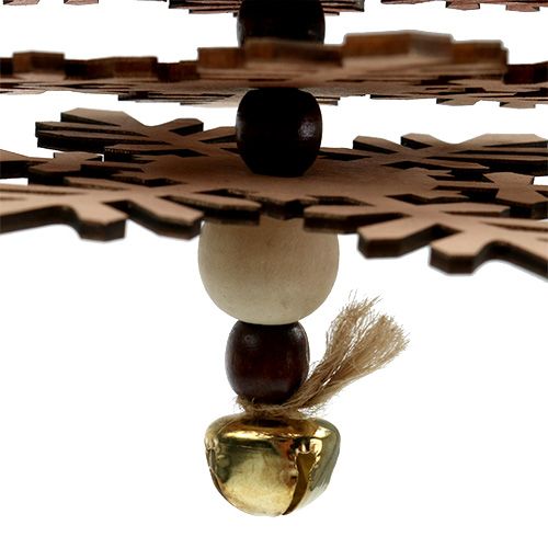 Floristik24 Tre til å henge kobber med bjelle 40cm