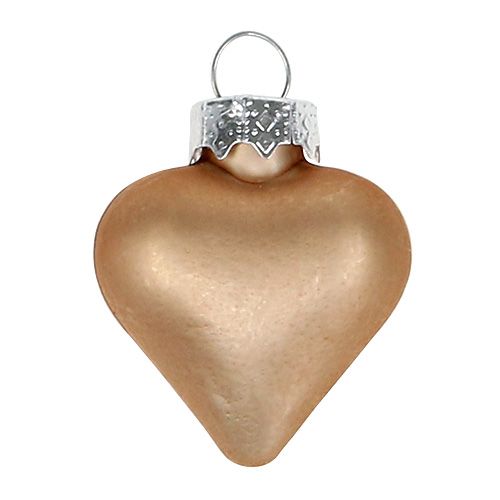 Floristik24 Tredekorasjoner hjerter mix rosa 3cm 24 stk