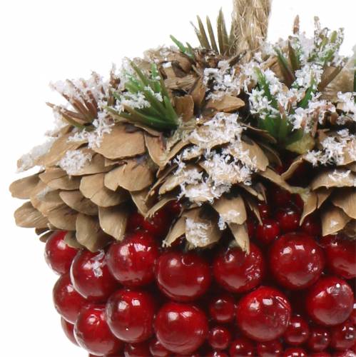 Floristik24 Deco henger bær/eikenøtt 8,5cm