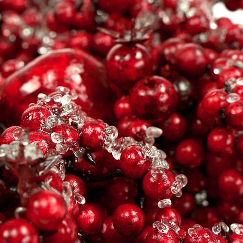 Floristik24 Bærkrans Ø 36cm, søtet rød