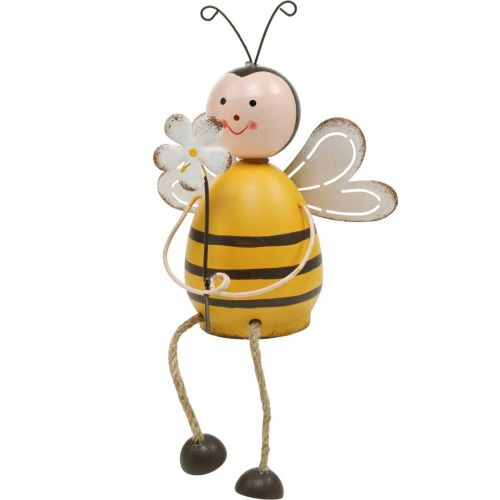 Floristik24 Deco bee som kantseter sommerdekor metall H13cm