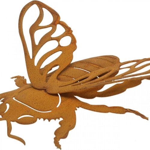 Floristik24 Patina hagedekor bie L15cm