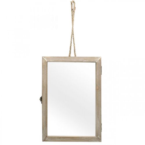 Floristik24 Dekorativ ramme med hulrom, herbarium for oppheng, DIY tredekor 29×20cm