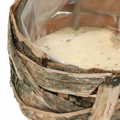 Floristik24 Plantekar rund bjørkepotte Ø17/23cm 2stk