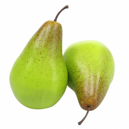 Food dummy pære 10,5cm grønn 6stk