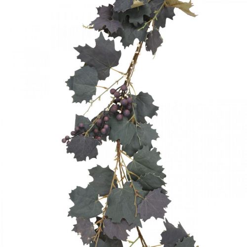 Deco Garland Vine Blader og druer Høst Garland 180cm