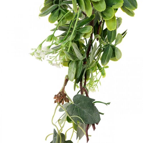 gjenstander Bladkrans deco krans kunstplante grønn 180cm