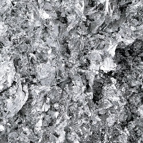Bladmetallflak sølv 15g