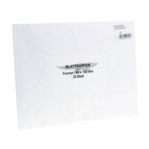 Floristik24 Bladmetallblader kobber 14×14cm 25p