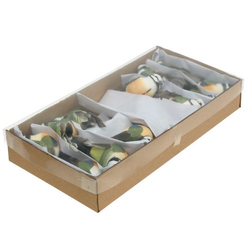 Floristik24 Blåmeis på ledning 8,5 cm 12stk