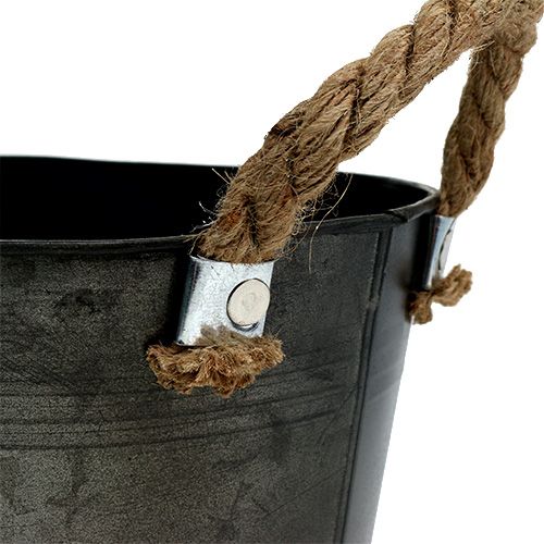 Floristik24 Blikkskål antikk oval 31 x 20cm H15cm 2stk