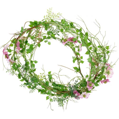 Floristik24 Blomsterkrans rosa 180cm