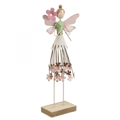 Floristik24 Blossom fairy borddekorasjon våren metall dekorasjon fairy rosa H30cm