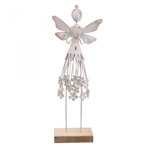gjenstander Blossom fairy borddekorasjon våren metall dekorasjon fairy white H30,5cm