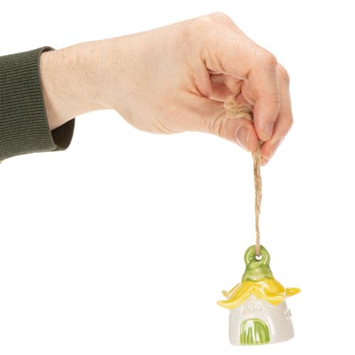 gjenstander Hengende dekorasjon blomster keramikk fehus som dekorasjon til oppheng 6 cm 6 stk