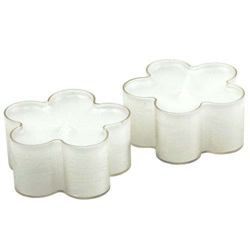 Blomst lys hvit 12stk