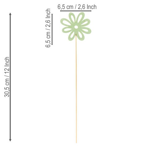 gjenstander Dekorative blomsterplukkere for vårlige detaljer i blomsterkasser og vaser (16 stk.)