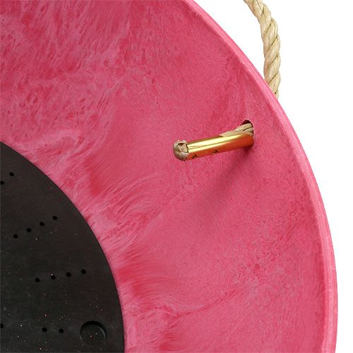 Floristik24 Blomsterkurv "Fiona" Ø25cm H12cm rosa