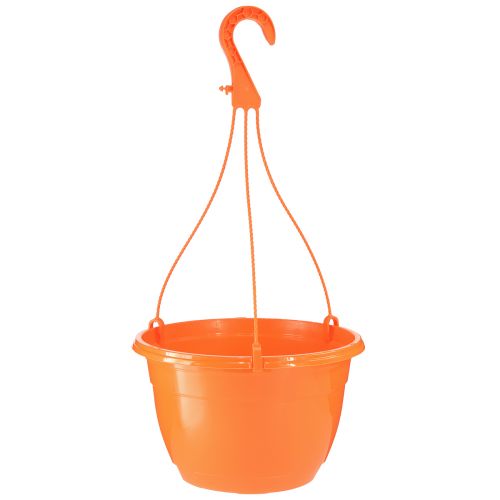 Floristik24 Hengende kurv oransje hengende potteplantepotte Ø25cm H50cm