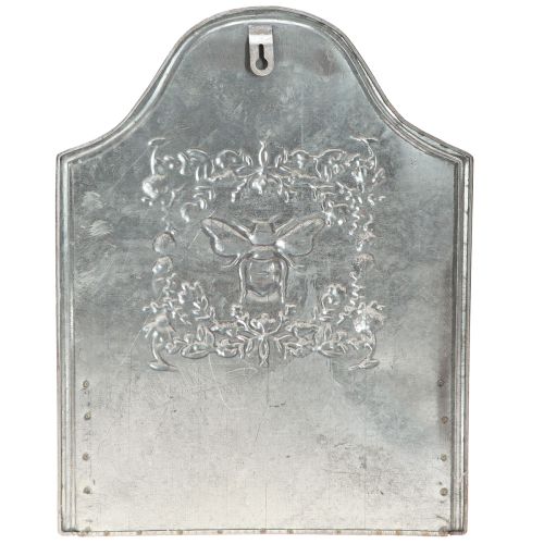 gjenstander Hengende blomsterkasse i metall, bie, kremfarget, L29 cm