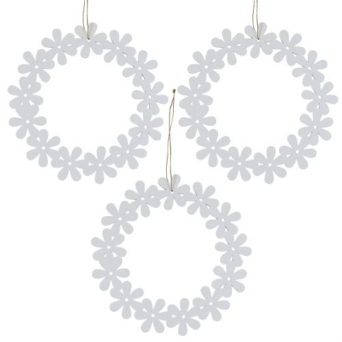 Floristik24 Blomsterkrans tre Ø15cm 8stk