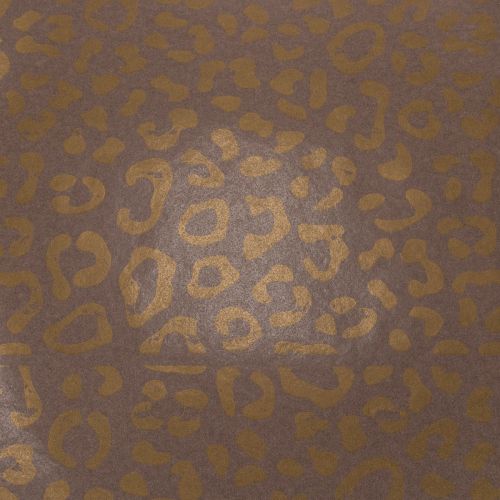 Blomstersilke leopardmønster brun våtstyrke 50x75cm 20 stk | Floristik24.no