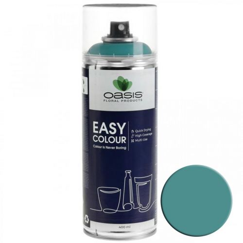 gjenstander OASIS® Easy Color Spray Matt, malingsspray turkis 400ml