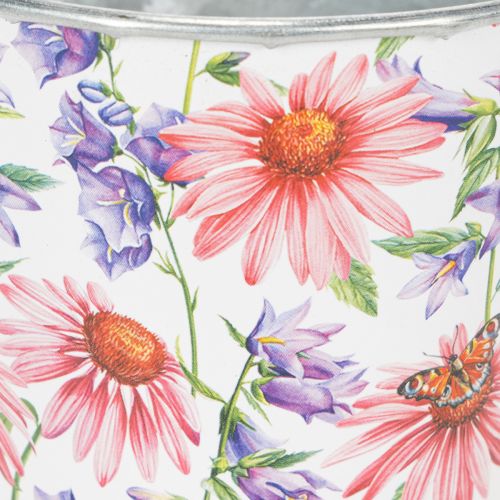 gjenstander Blomsterpotte, vårdekorasjon, plantekasse, metall, Ø12 cm, H10,5 cm