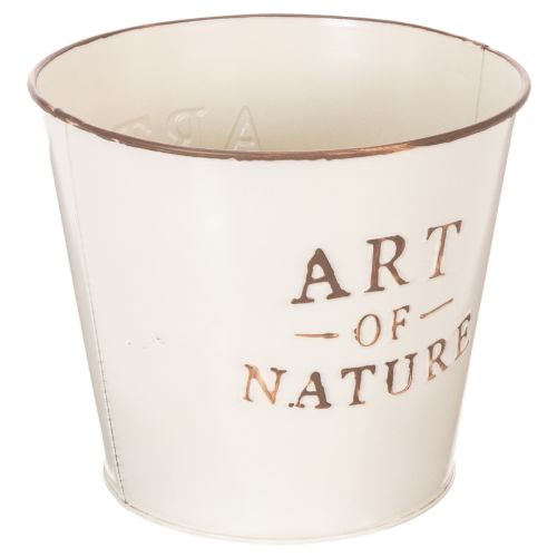 Sinkblomsterpotte Art of Nature Kremfarget Ø17,5 cm H15 cm | Floristik24.no