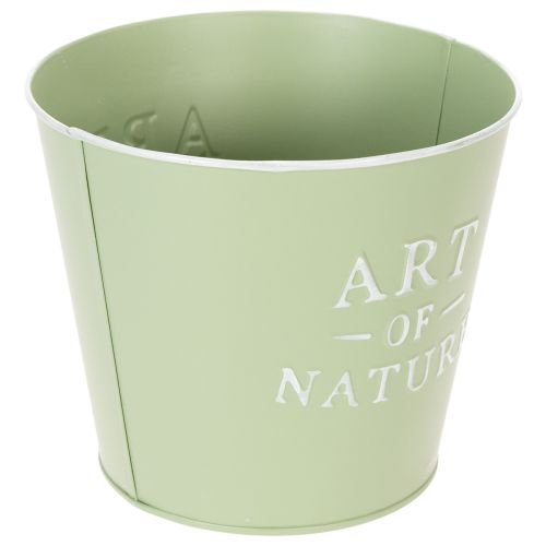 gjenstander Blomsterpotte i sink Art of Nature mintgrønn Ø17,5 cm H15 cm