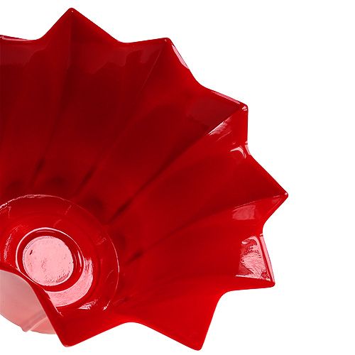 Blomsterpotte plast rød Ø10,5cm 10stk